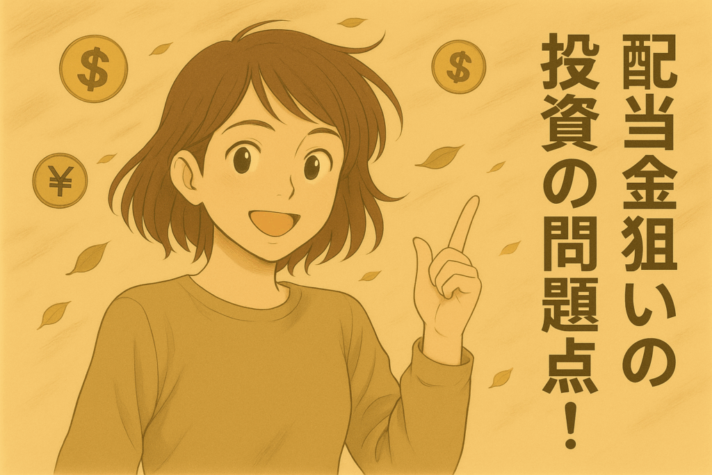 💡「配当金が欲しい」けど、配当狙い投資をおすすめしない理由